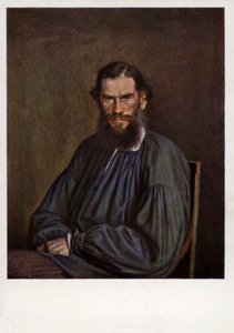 レオトルストイ、ロシアの小説家、短編小説家、脚本家 作： Ivan Nikolaevich Kramskoy