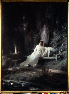 月夜 作： Ivan Nikolaevich Kramskoy