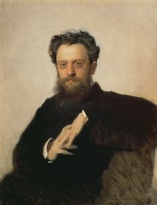 A.プラチョフ教授（1846-1916）、1879の肖像 作： Ivan Nikolaevich Kramskoy