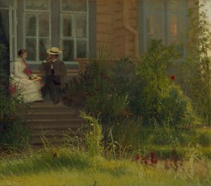アーティストダーチャ、Siverskaya、1883年 作： Ivan Nikolaevich Kramskoy