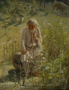養蜂家、1872年 作： Ivan Nikolaevich Kramskoy