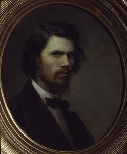 自画像、1867 作： Ivan Nikolaevich Kramskoy