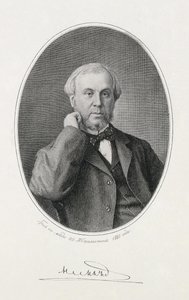 Nikolay Alexeyevich Milyutin 1818-1872、1883の肖像