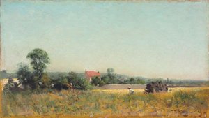畑で、フランス、1882 作： Ivan Pokitonov