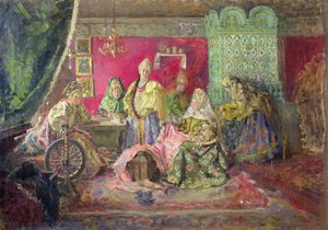 ボヤーの家で 作： Ivan Semyonovich Kulikov