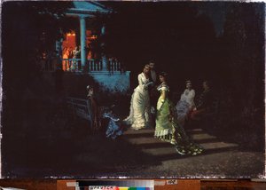 Un bal (Ball) - Ivan Svetenko 作、キャンバスに油彩 作： Ivan Svetenko