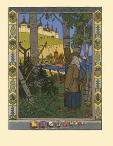 おとぎ話のイラストファイニストの鷹、1901-1902 作： Ivan Yakovlevich Bilibin