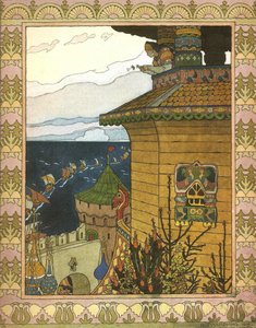 おとぎ話「白いアヒル」のイラスト、1902