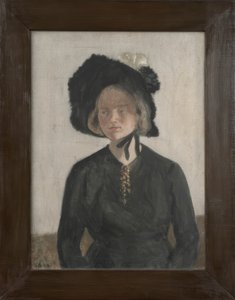 アーティストの妻エヴァ 作： Ivar Axel Henrik Arosenius