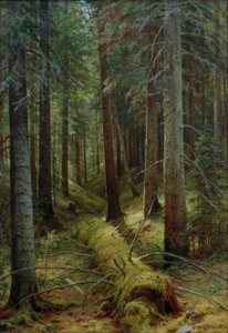 ロシアの森で 作： Ivan Ivanovich Shishkin