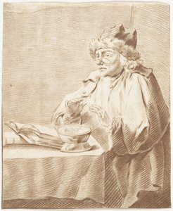 火鉢でのジュラーン・バトナーの肖像 作： Izaak Jansz. de Wit
