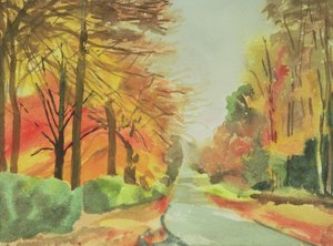 No.47 Autumn、Beaufays Road、Liege、Belgium（wc） 作： Izabella Godlewska de Aranda