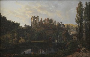 タラントの城跡 作： Johan Christian Dahl