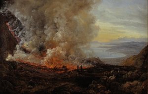 ベスビオ火山の噴火 作： Johan Christian Dahl