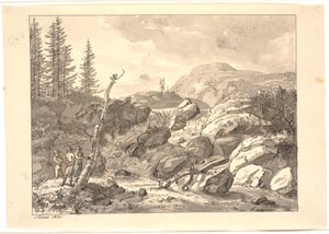 滝 作： Johan Christian Dahl
