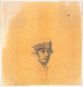 スティックの頭の 1 つの準備: ポツダムでのレビューの後、家に帰るフリードリヒ大王 作： J.F. Clemens