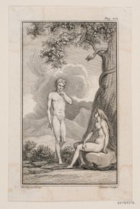 Johannes Ewald の「Adam and Eve」IV のイラスト