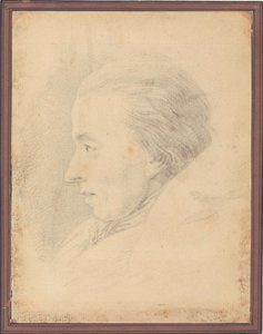 詩人 Johannes Ewald (1743-81) の肖像 作： J.F. Clemens