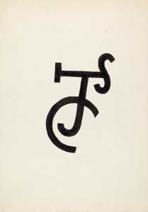 牛のブランド、c。 1936年。 作： J.Henry Marley