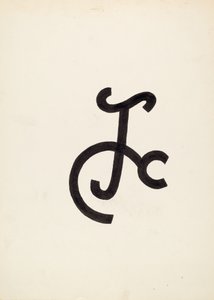 牛のブランド、c。 1936年。 作： J.Henry Marley