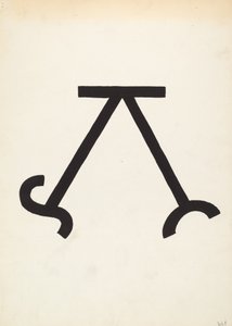 牛のブランド、c。 1936年。 作： J.Henry Marley