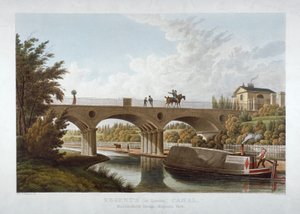 リージェンツ パークの眺め、セント メリルボーン、ロンドン、c1827 作： JL Marks