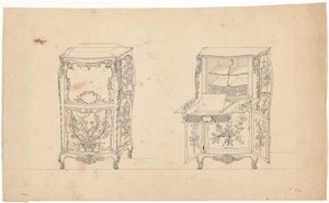 二人の秘書 作： J.L. Th. Baijer (attributed to)