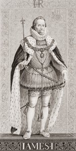 James I（1566-1625）from &39;Illustrations of English and Scottish History&39; Volume I