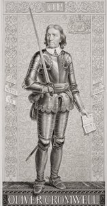 Oliver Cromwell（1599-1658）from &39;Illustrations of English and Scottish History&39; Volume I 作： J.L. Williams
