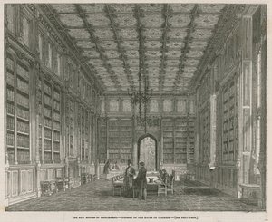 新しい国会議事堂-下院の図書館 作： J.L. Williams