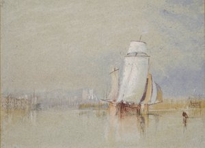 ロワール川の静けさ、1832年 作： Joseph Mallord William Turner
