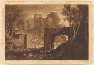 East Gate, Winchelsea, 1819年に出版されました。 作： Joseph Mallord William Turner