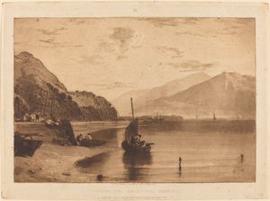 Inverary Pier、1811年発行。 作： Joseph Mallord William Turner