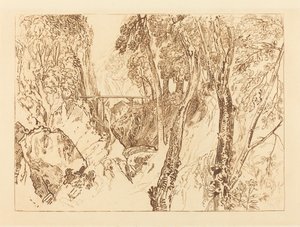 1816年に出版されたグラン・シャルトルーズ近郊の工場。 作： Joseph Mallord William Turner