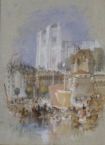 ナント、1826～1830年 作： Joseph Mallord William Turner