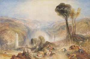 Oberwesel, 1840年。 作： Joseph Mallord William Turner