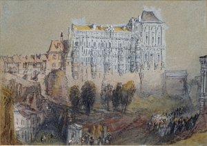 ブロワの宮殿、1830年頃 作： Joseph Mallord William Turner