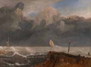 1826年から1827年にかけて、ポート・ルイズダール。 作： Joseph Mallord William Turner