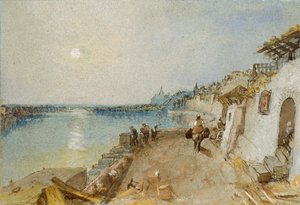 ソミュール近郊のリーツ、1830年頃 作： Joseph Mallord William Turner