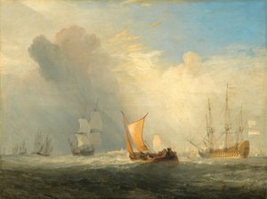 ロッテルダムフェリーボート、1833年。 作： Joseph Mallord William Turner