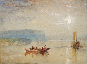 コトー・ド・モーヴス近くのロワール川のシーン、c1830
