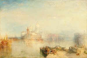 ドガーナとサンタ・マリア・デッラ・サルーテ、ヴェネツィア、1843年。 作： Joseph Mallord William Turner