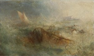 「嵐」、1840-45 作： Joseph Mallord William Turner