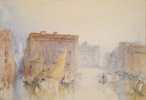 ベニスアカデミア、1840年 作： Joseph Mallord William Turner