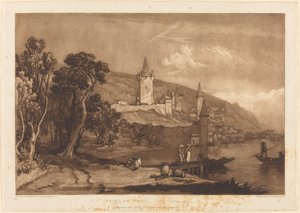 Ville de Thun、1816年発行。 作： Joseph Mallord William Turner