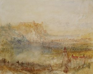 ヴュルツブルク」1841年頃 作： Joseph Mallord William Turner