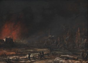 山ヴェッターホルンとスイスの風景 作： J.P. Møller