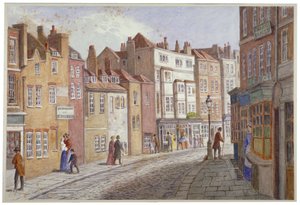 セント マーティンズ レーン、ウェストミンスター、ロンドン、c1865。 作： JT Wilson