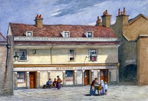 The Ship Aground Public House、Wolseley Street、Bermondsey、ロンドン、C1875。 作： JT Wilson