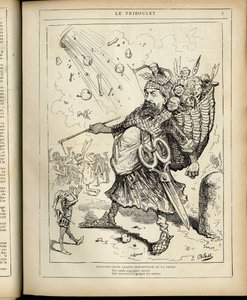 ル・トリブーレ』に掲載されたJ.ブラス（1847-1892）のイラスト